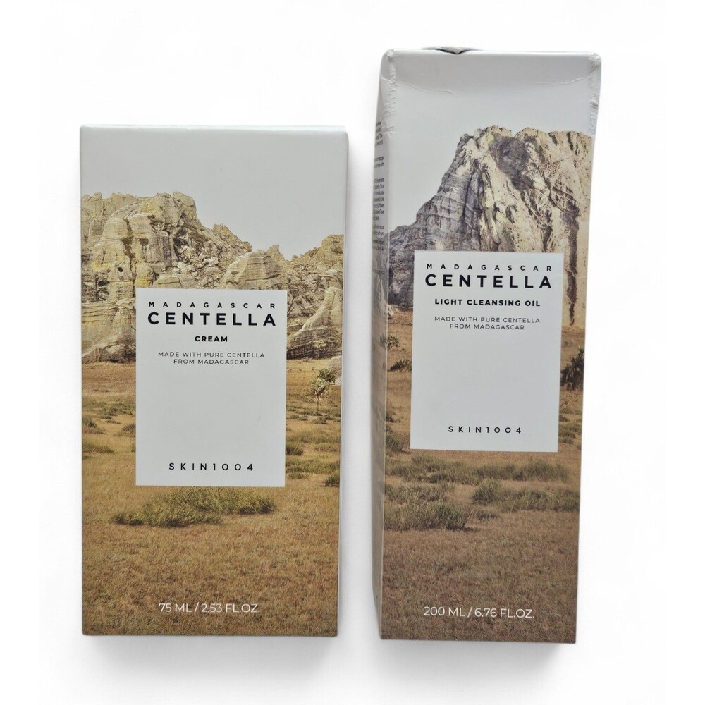 SKIN1004 Madagascar Centella Cream 75ml + Light Cleansing Oil 200ml Sealed NIB